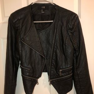 Size small forever 21 fake leather jacket